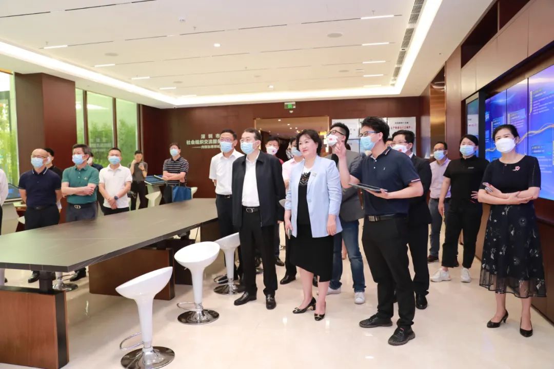 市委常委、统战部部长王强率队调研深商联